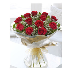 24 Red roses Valentines